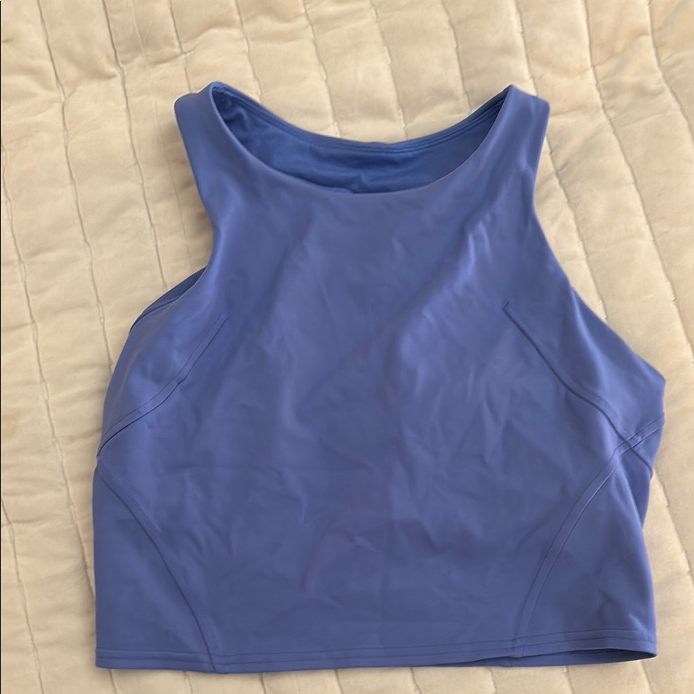 Women's Blue Sleeveless Top